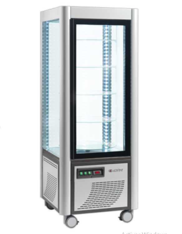 Armario refrigerado giratorio ERG-400 Gris-plata (4)